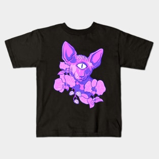 Pink Field of Cyclops Kids T-Shirt